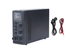 Fonte de alimentação CC variável digital de 150 W com display, 0,5 A, proteção S/MARK e refrigeração.