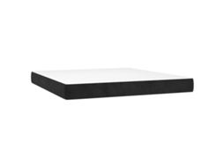 Pocket Spring Bed Mattress, Pocket Spring Bed Mattresses Vidaxl Preto Veludo (160 X 200 Cm)