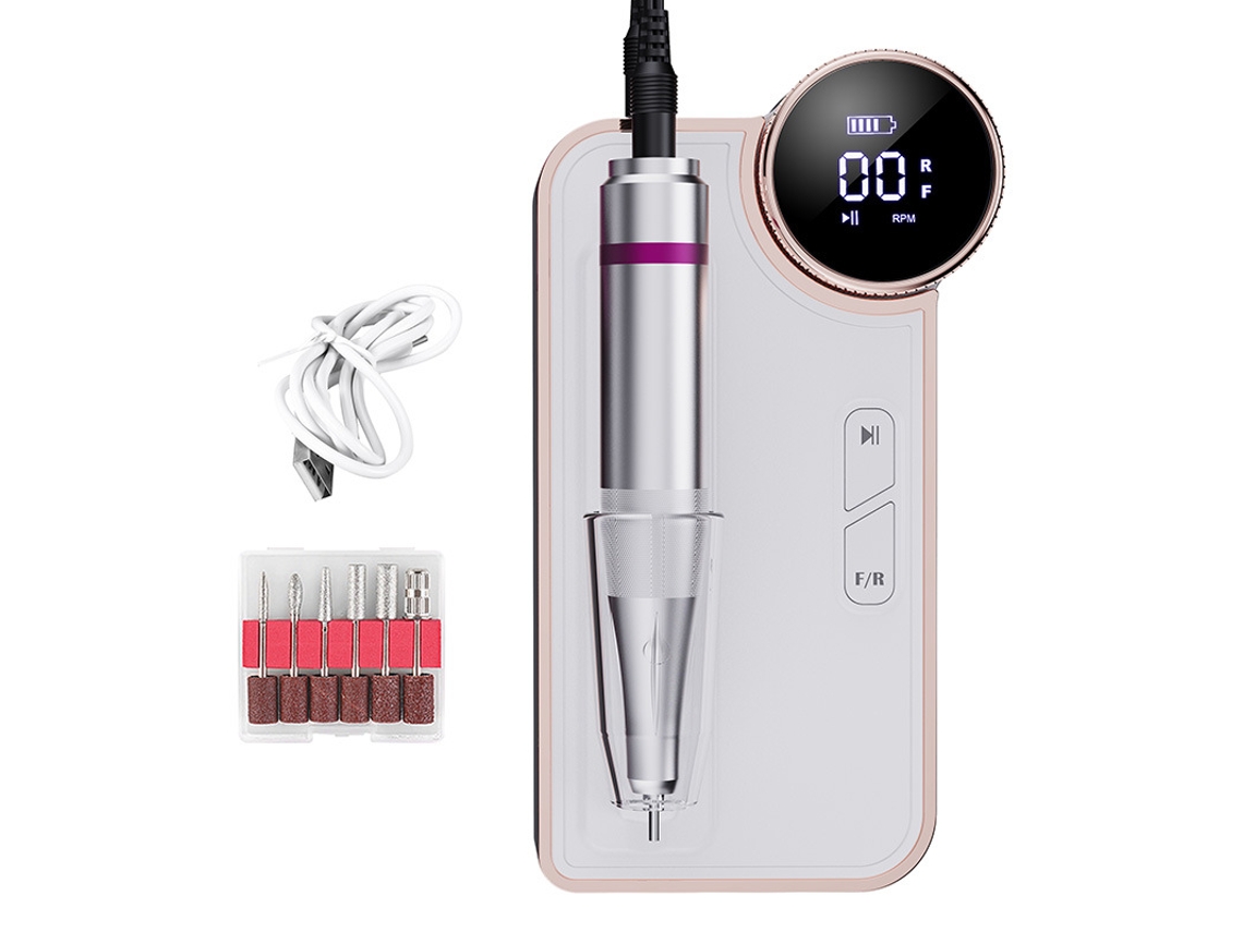 Máquina De Carga E Lixamento Portátil Pequena Para Uso Doméstico Bq-109 Branco
