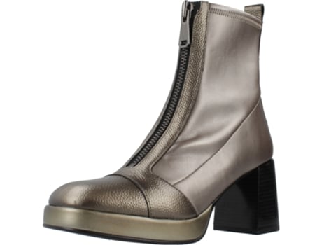 Sapatos de Mulher HISPANITAS Pele Prateado (40)