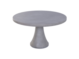Mesa de Jantar em Concreto Cinza, 130x130x75cm ALEXANDRA HOUSE LIVING