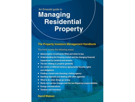 Livro An Emerald Guide to Managing Residential Property - The Property Investors Management Handbook de David Watson (Inglês)