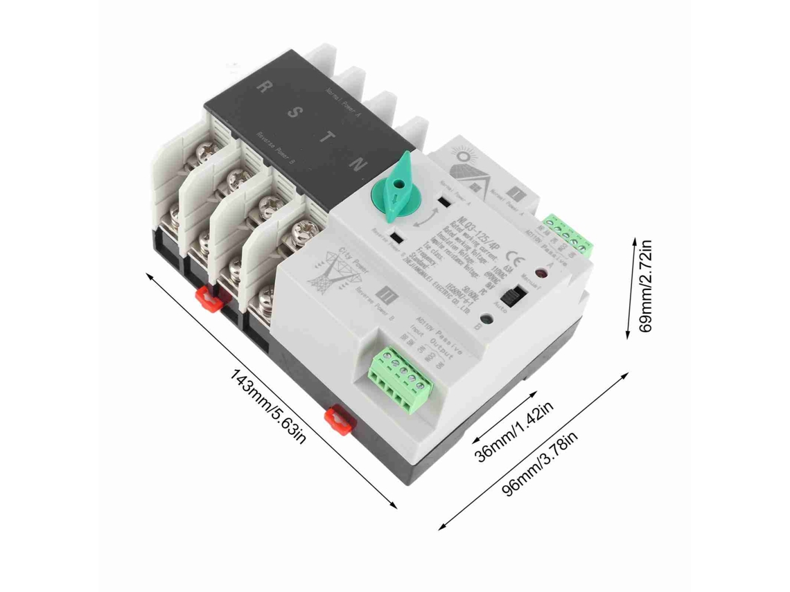 Chave De Transferência Automática 4p 110vac 63a