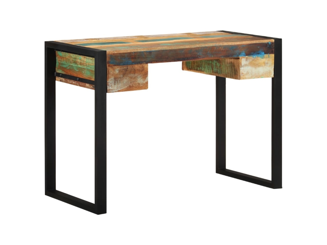 Desk, Desks Vidaxl Multicolor Madeira (110 X 50 X 77 Cm)