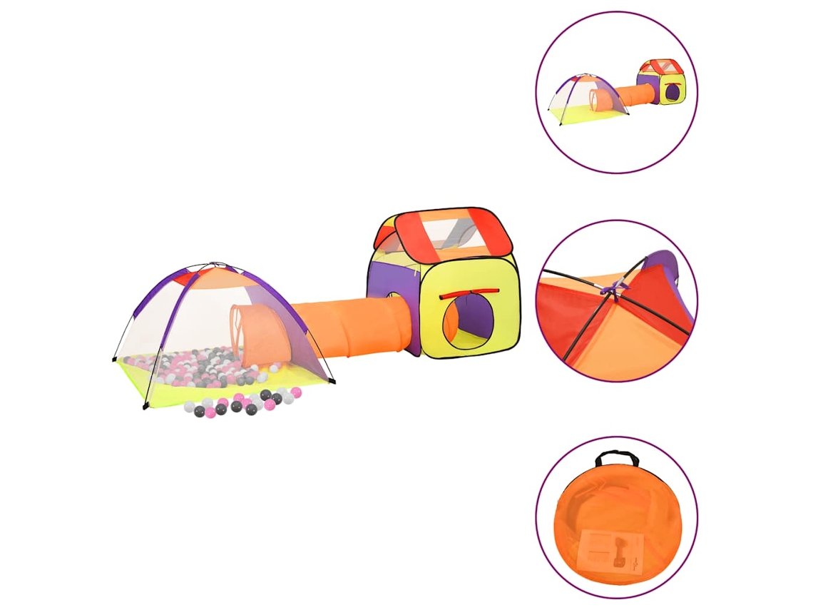 Play Tent, Play Tents Vidaxl Multicolor Poliéster (n/a)