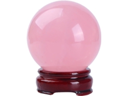 Decoração Da Câmara Bola De Esfera De Cristal De Quartzo Rosa Natural,