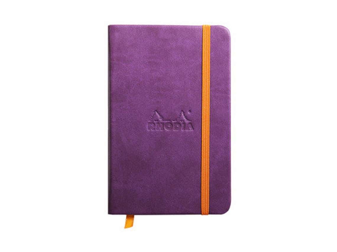 118630c Caderno e Bloco A6 96 Folhas Roxo Rhodia