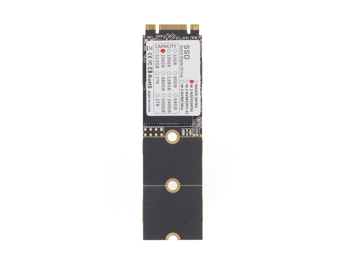 Unidade De Estado Sólido (resistente A Choques, Resistente A Quedas) Interface Sata M.2 Ngff Universal Ssd De 256g Para Laptops