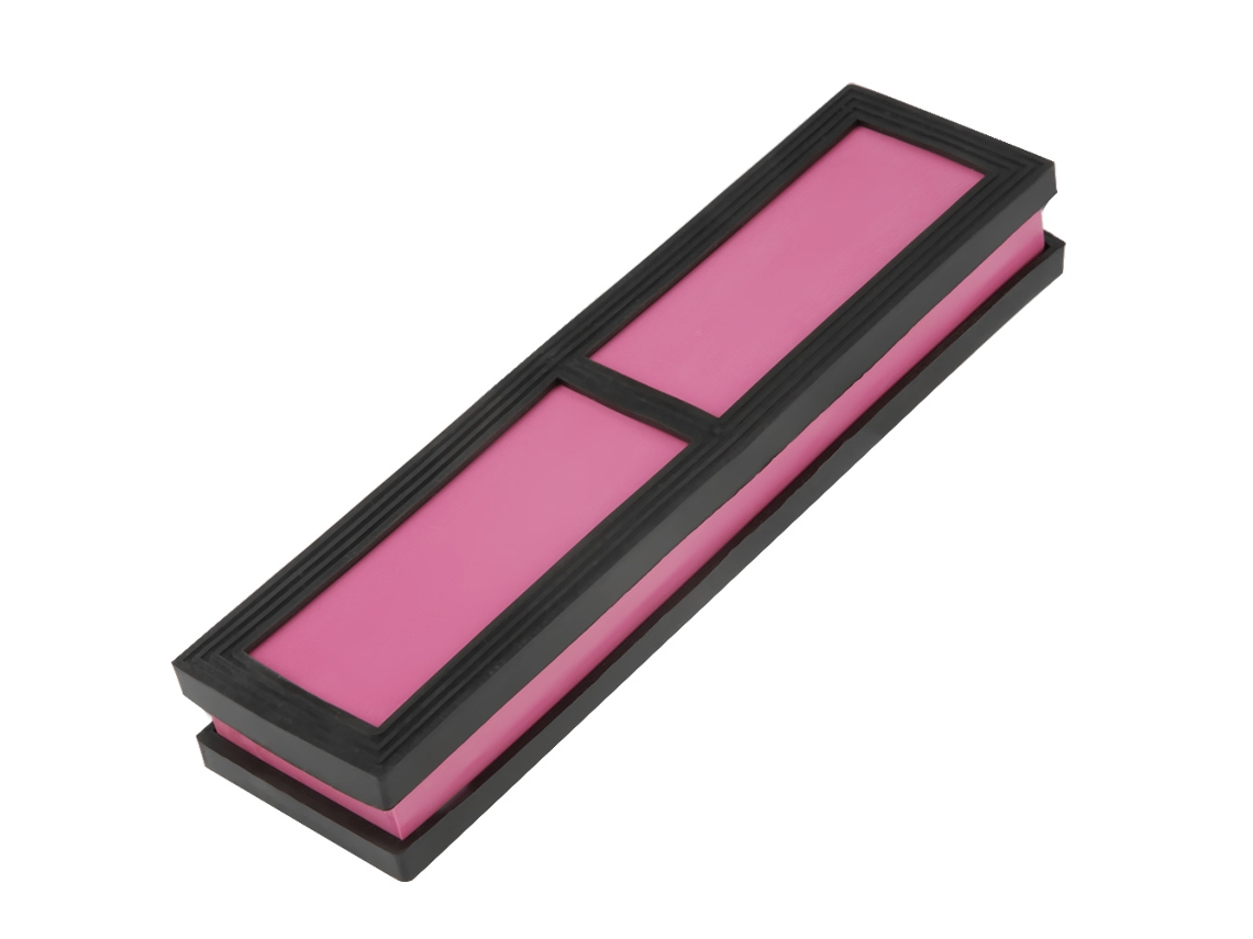 Pedra de afiar vermelha rubi, grão 3000, 200x50x25mm, para facas, pedra de amolar, pedra de esmeril.