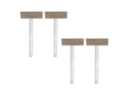 Laxiscreed Conjunto De 4 Ferramentas Manuais Em T Para Rebolo Diamantado E Moagem