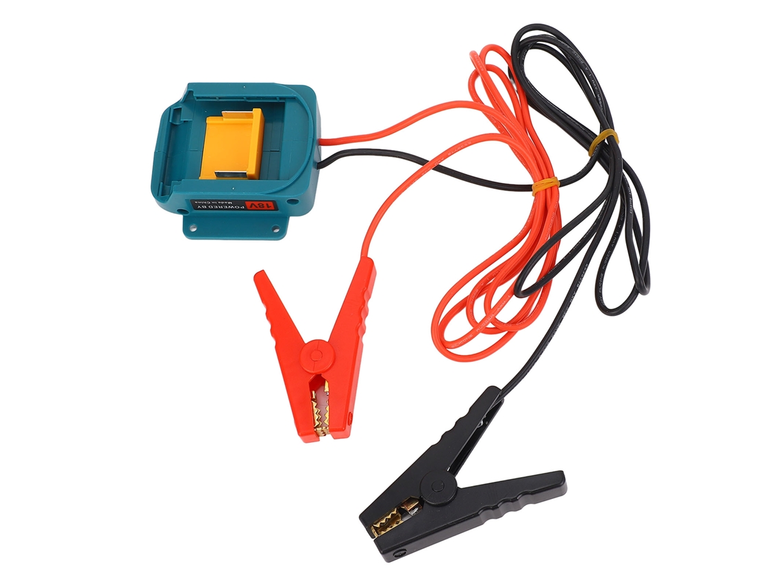 Adaptador de Jump Starter para Carro Abs Portátil Cabo de Booster Compatível com Bl1815 Bl1820 Bl1830 Bl1840 Bl1850 Bl1860 Bl1845 Bl1890