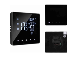Termostato Inteligente Para Aquecimento De Água Com Wi, Fi, Tela Lcd Retroiluminada Sensível Ao Toque, Controle Por Aplicativo, Programação Semanal