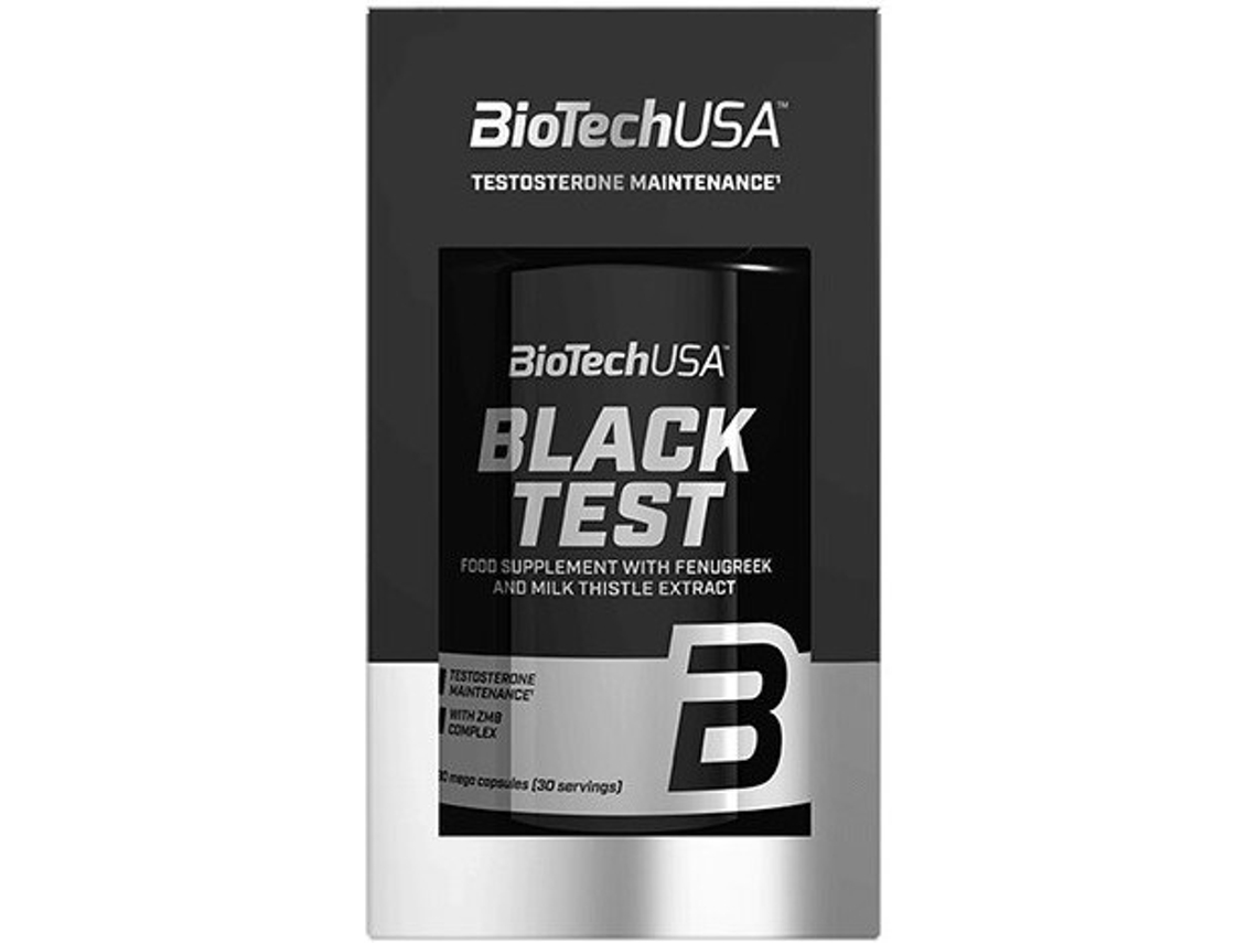 Suplemento Alimentar BIOTECHUSA Black Test Potenciador De Testosterona (1 X 3 C - Cápsulas)