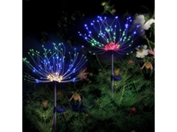 (150 Leds Coloridos) 1 Lâmpada Solar À Prova D'água