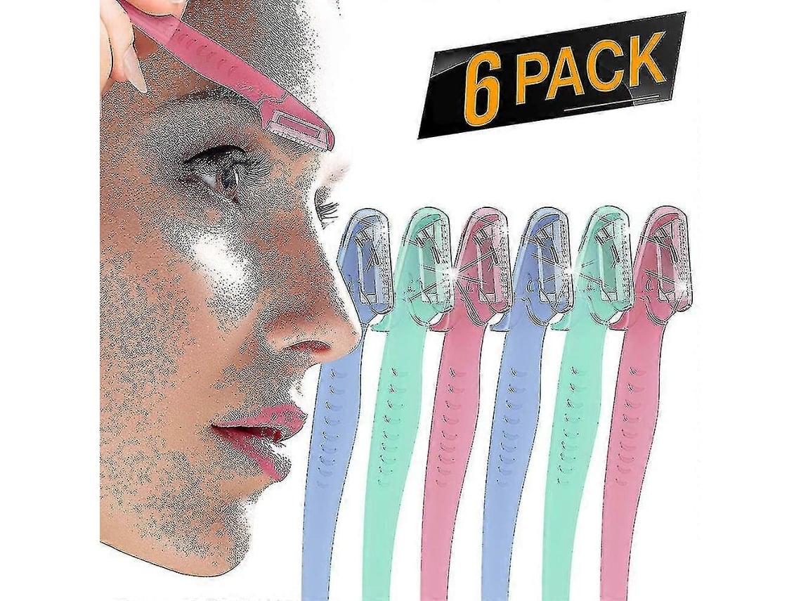 Conjunto De 6 Aparadores De Pelos Faciais, Para Sobrancelhas E Rosto