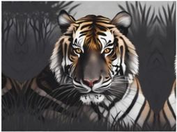 Manta de Flanela Ultramacia Phayah com Estampa Tigre Descansando Ideal para Sofá Cama Sala Estar Escritório e