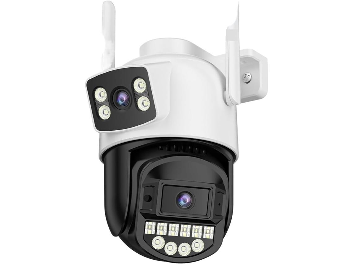 Câmera de Segurança Externa Wi fi de 8mp com Lente Dupla 5k e Zoom. SFUSHOS
