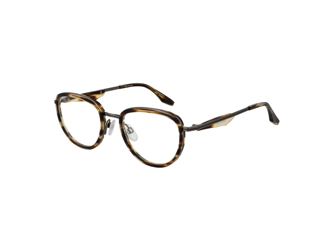 Armação De Óculos Masculina Trussardi Tsm1005 52e01