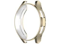 Capa Protetora Lurelia Para Samsung Galaxy Watch 6 Classic 47 Mm Ouro Claro