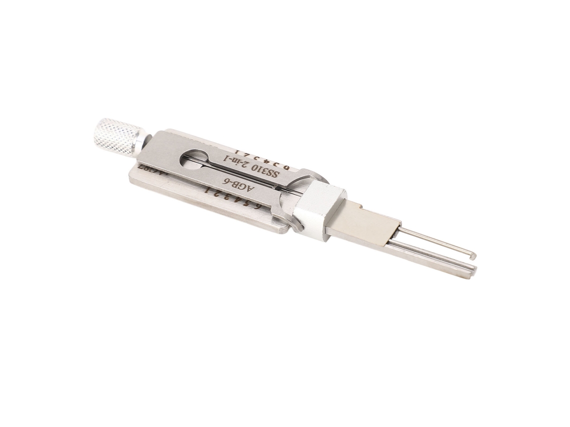 Ferramenta Laxiscreed Civil Decoder 2 Em 1 Com Gancho, Aço Inox Cromado, Design Compacto E Alta Durabilidade