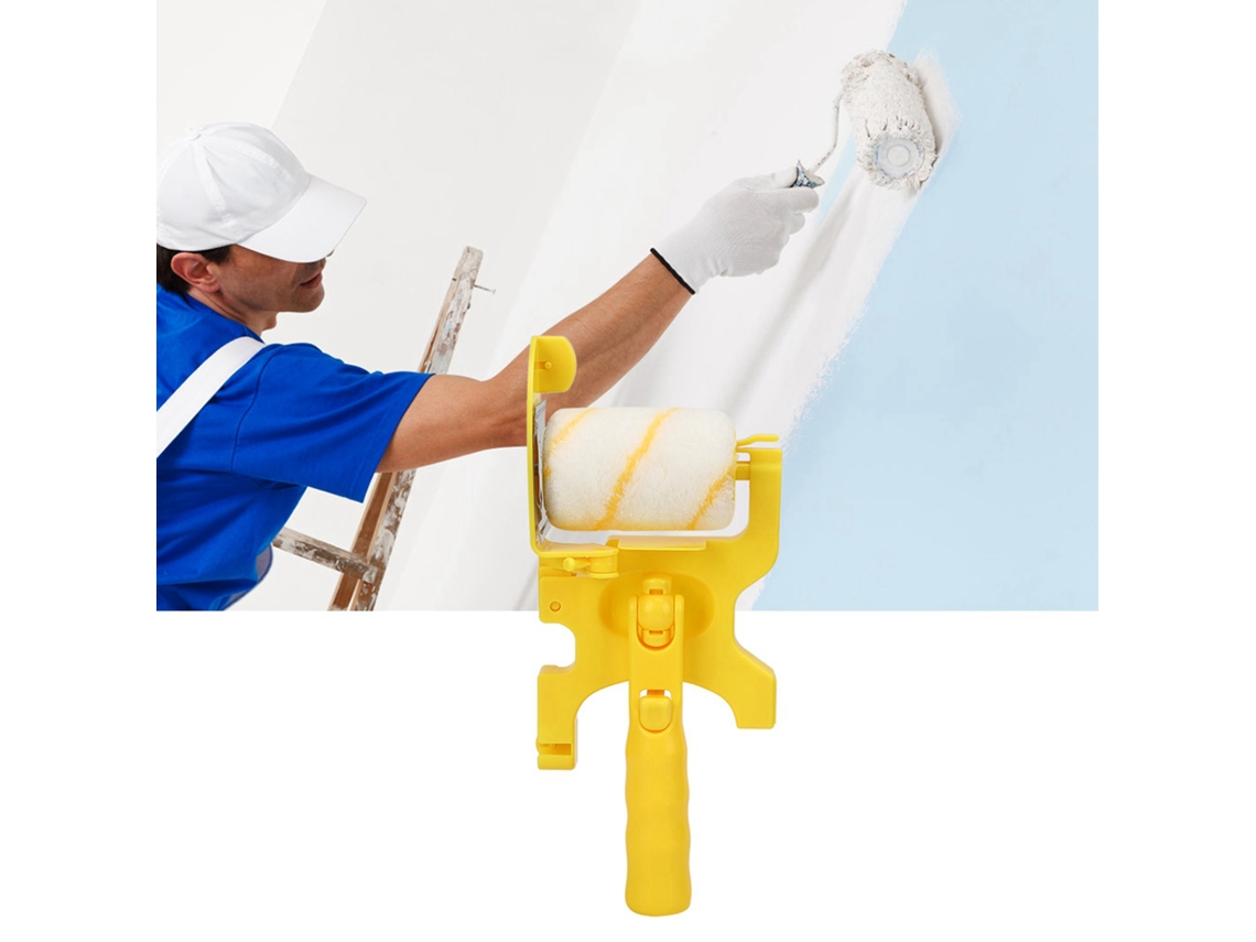 Laxiscreed Rolo De Pintar Com Borda Para Cantos - Ideal Para Paredes Domésticas