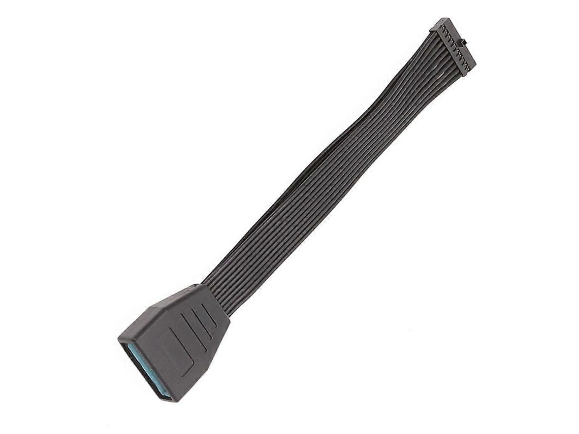 Cabo Extensor De Cabeçalho Usb 3.0 De Baixo Perfil Com Conector Interno De 19/20 Pinos Aquaforge