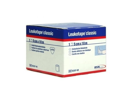 Leukotape Classic Ligadura Adesiva Não Elástica 5cm x 10m 1 Unidade
