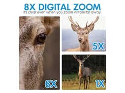 Óculos De Visão Noturna Óculos Infravermelhos Visão Noturna 4k Binóculos De Visão Noturna Escopo 8x Zoom Digital Binóculos Hd De Tela Grande Bestvite