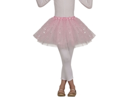 Tutu rosa com estrelas de 30 cm para criança