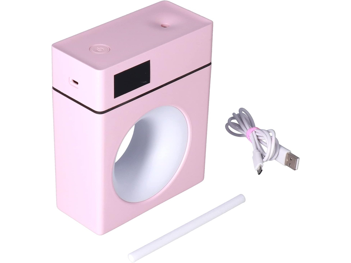 Umidificador De Aromaterapia Rosa 500ml, Difusor Névoa Alimentado Por Usb Para Casa