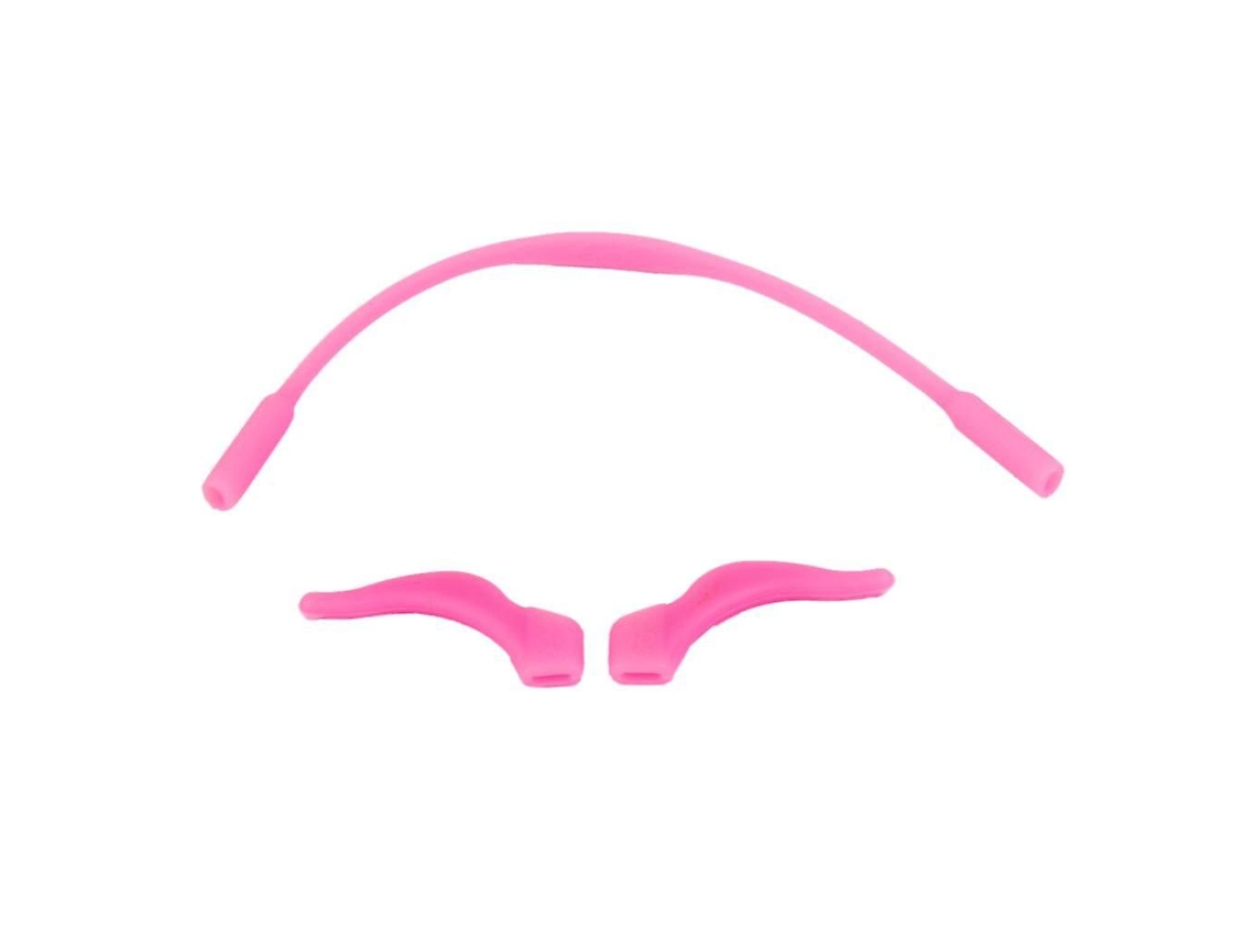 Óculos de Sol Infantil com Alça Silicone + Suporte Antiderrapante para Ganchos Orelha Rosa GOKOCO