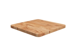 Vidaxl Tampo Mesa Quadrado 40x40x2,5cm Carvalho Tratado Castanho-claro