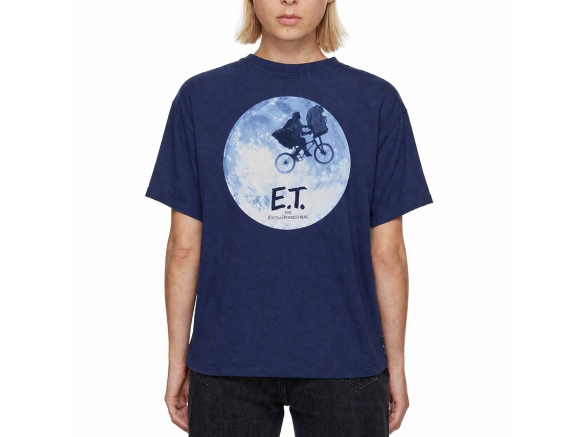 E.t. Moon Silhoutte T-shirt Unisex Adults Size:m