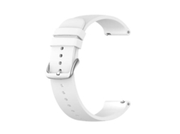 Lurelia Pulseira De Relógio Silicone Cor Sólida 20 Mm, Compatível Com Garmin Move 3, Branco