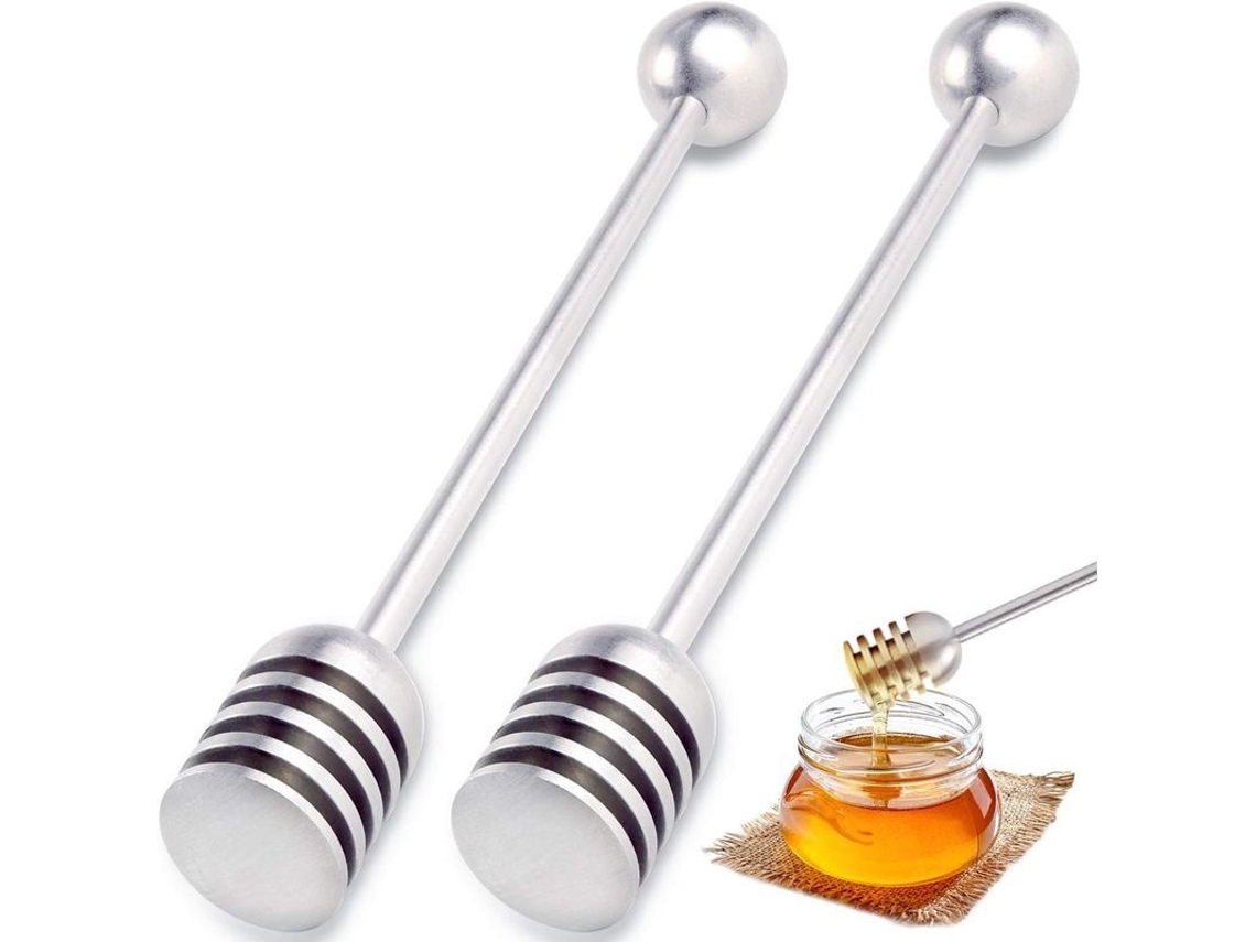 2026 cucharones para Miel e Xarope, 2 Peças de Aço Inoxidável 304 para Misturar e Verter