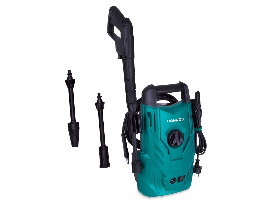 Lavadora de Alta Presión VONROC 1400W 110 Bar com Sistema InicioParada Incl. Acessórios