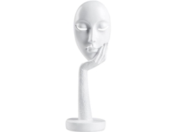 Estátua de Resina Nova Line Abstrata Máscara Nordic