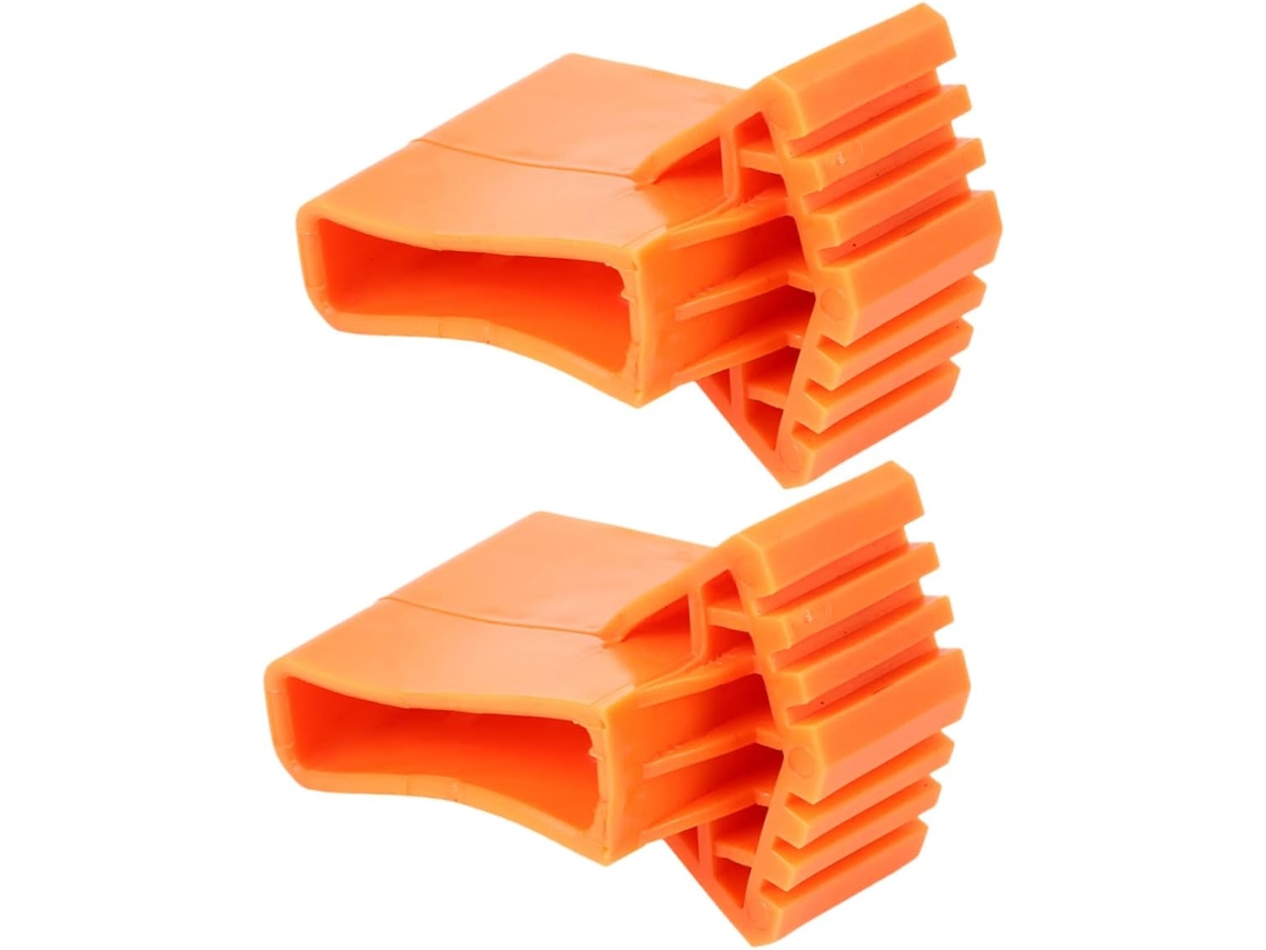 Pés Antiderrapantes Para Escada Dobrável De Pvc, Laranja, 2 Unidades.