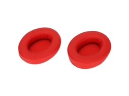Pads Mali de Ouvido para Fones Brainwavz Hm5 com Isolamento de Ruído Vermelho