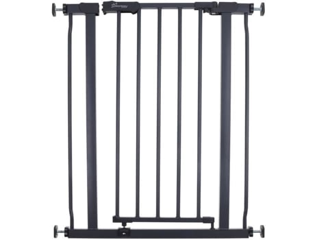 Barreira De Segurança Dreambaby Ava Montada Por Pressão 61 68 X 75 Cm Duplo Fecho Antracite