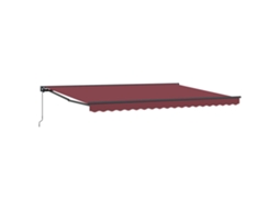 Conjunto 1 Toldo Retrátil Vidaxl Antracite Alumínio (4 X 2 M)