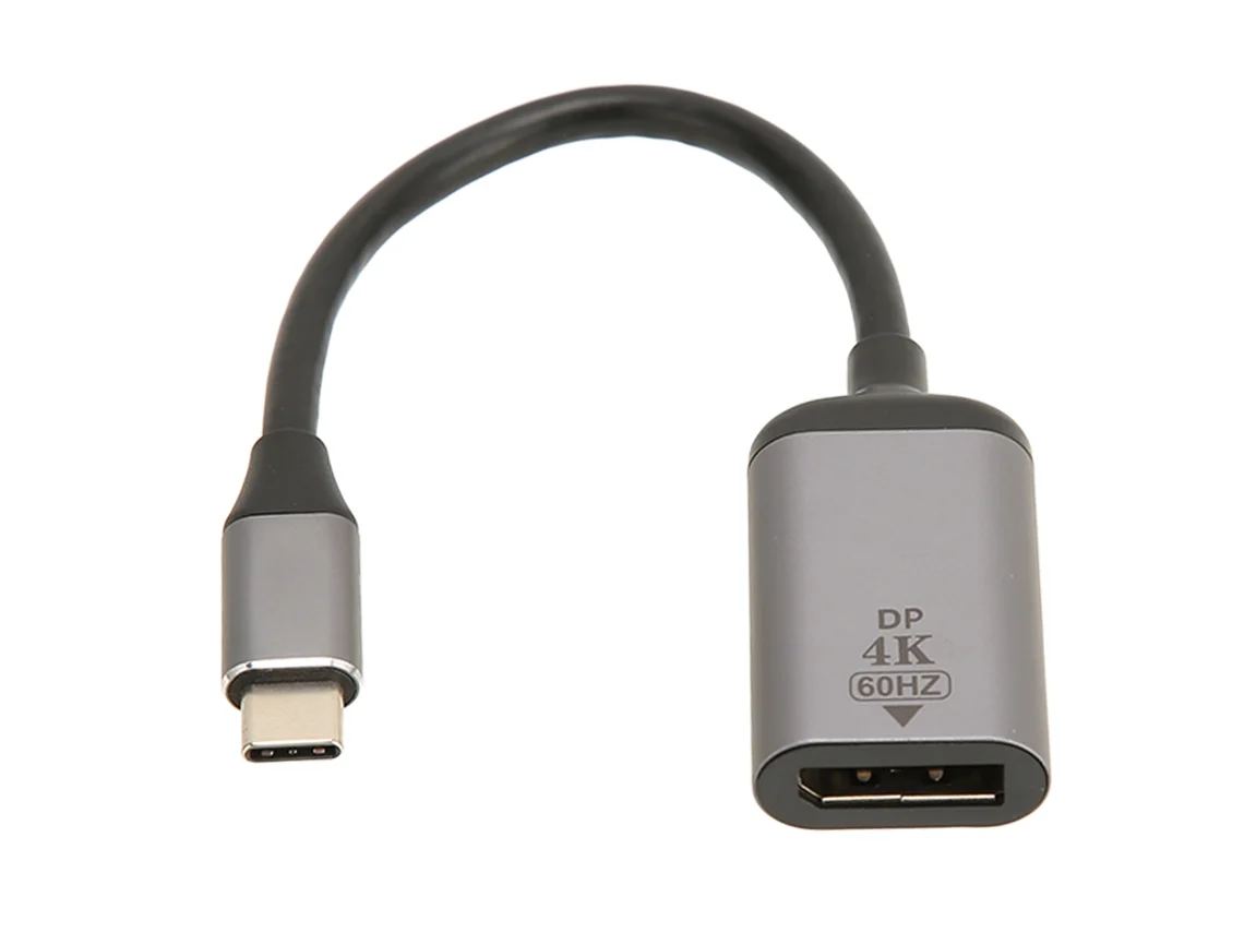 Aetheria adaptador Usb C para Mini Dp 4k 60hz Plug And Play Design Antiderrapante Compatível com Tablet Vr