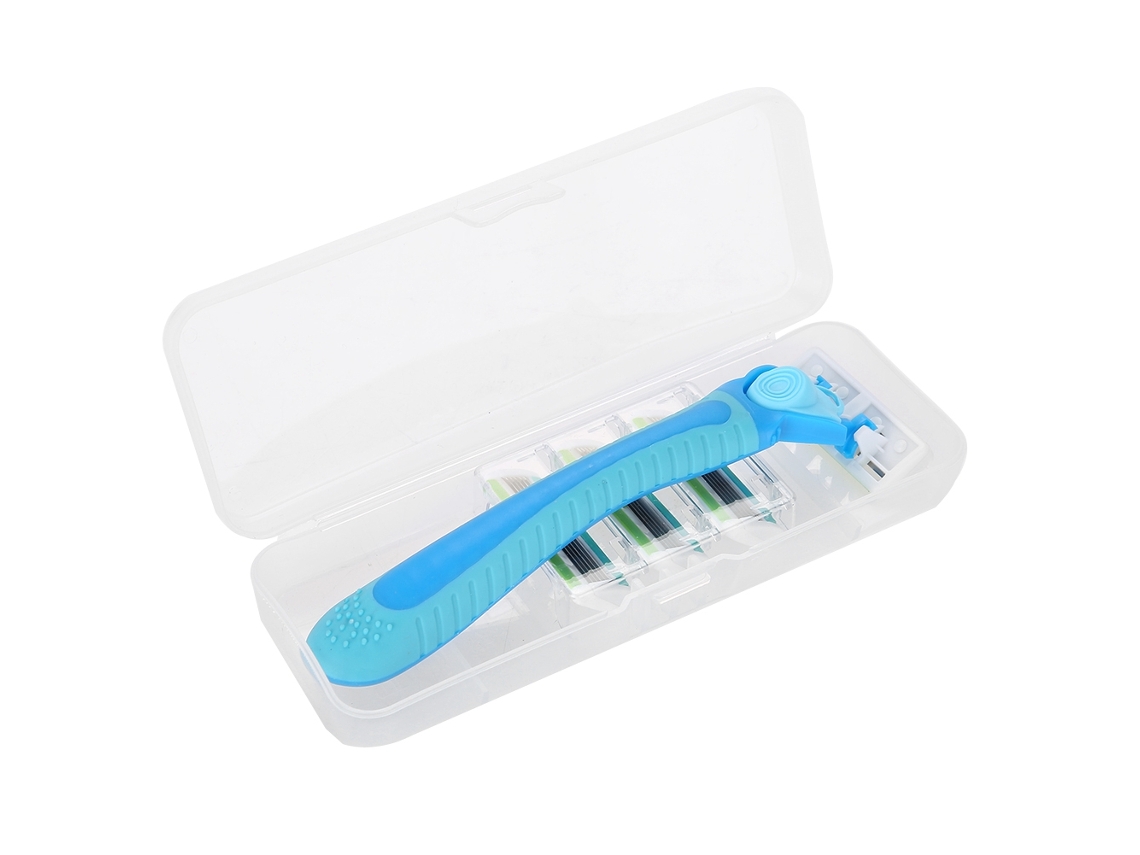 Rasuradora Manual Para Mujer Acero Inoxidable 6 Lâminas
