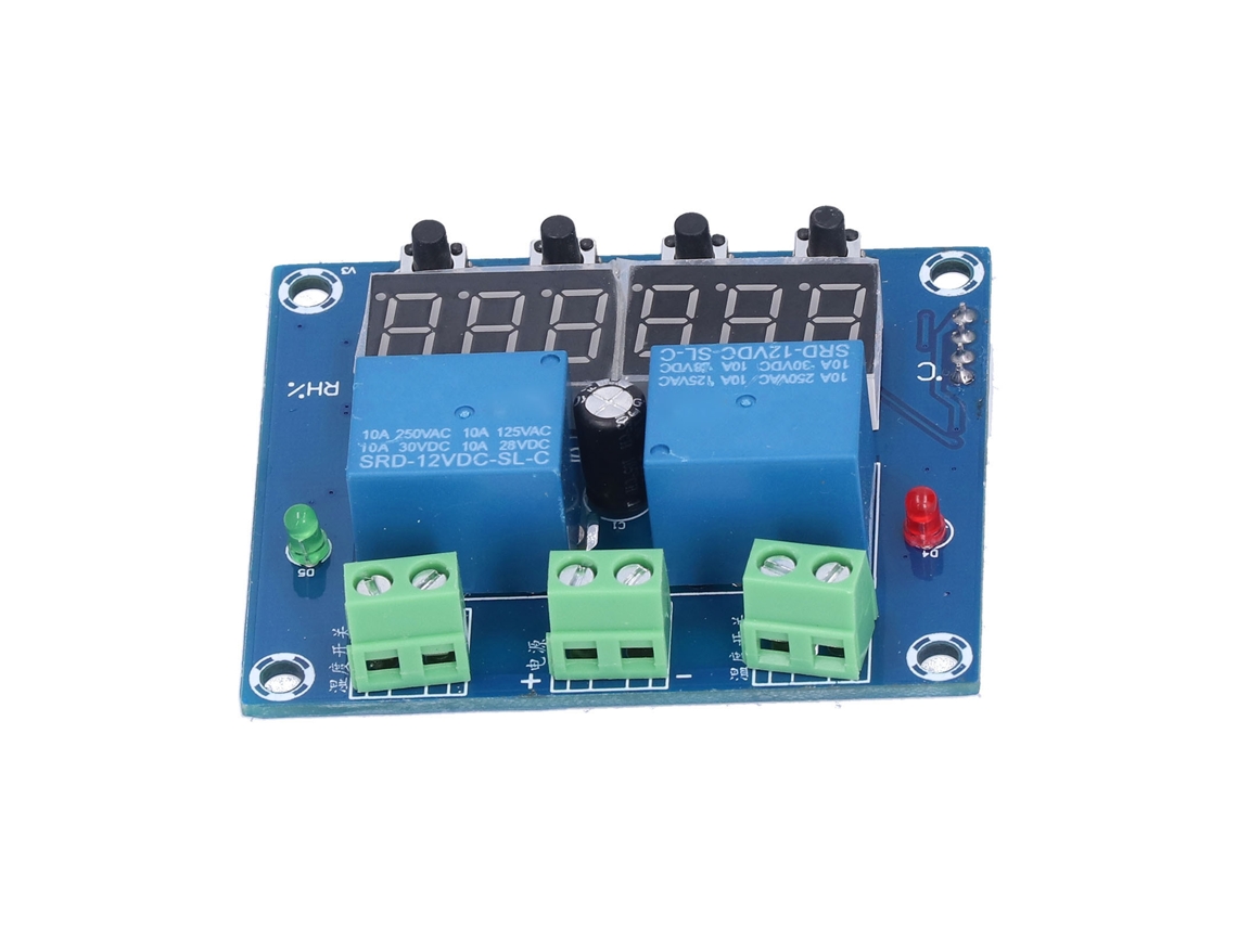 Módulo De Controle De Temperatura E Umidade Com Sensor E Termostato Digital De Dupla Saída Automática