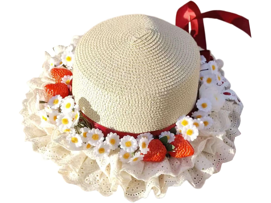 Chapéu de Palha com Laços SFUSHOS