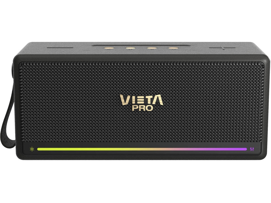 Coluna Bluetooth VIETA Allegro (56 W - Autonomia: 10h - Preto)