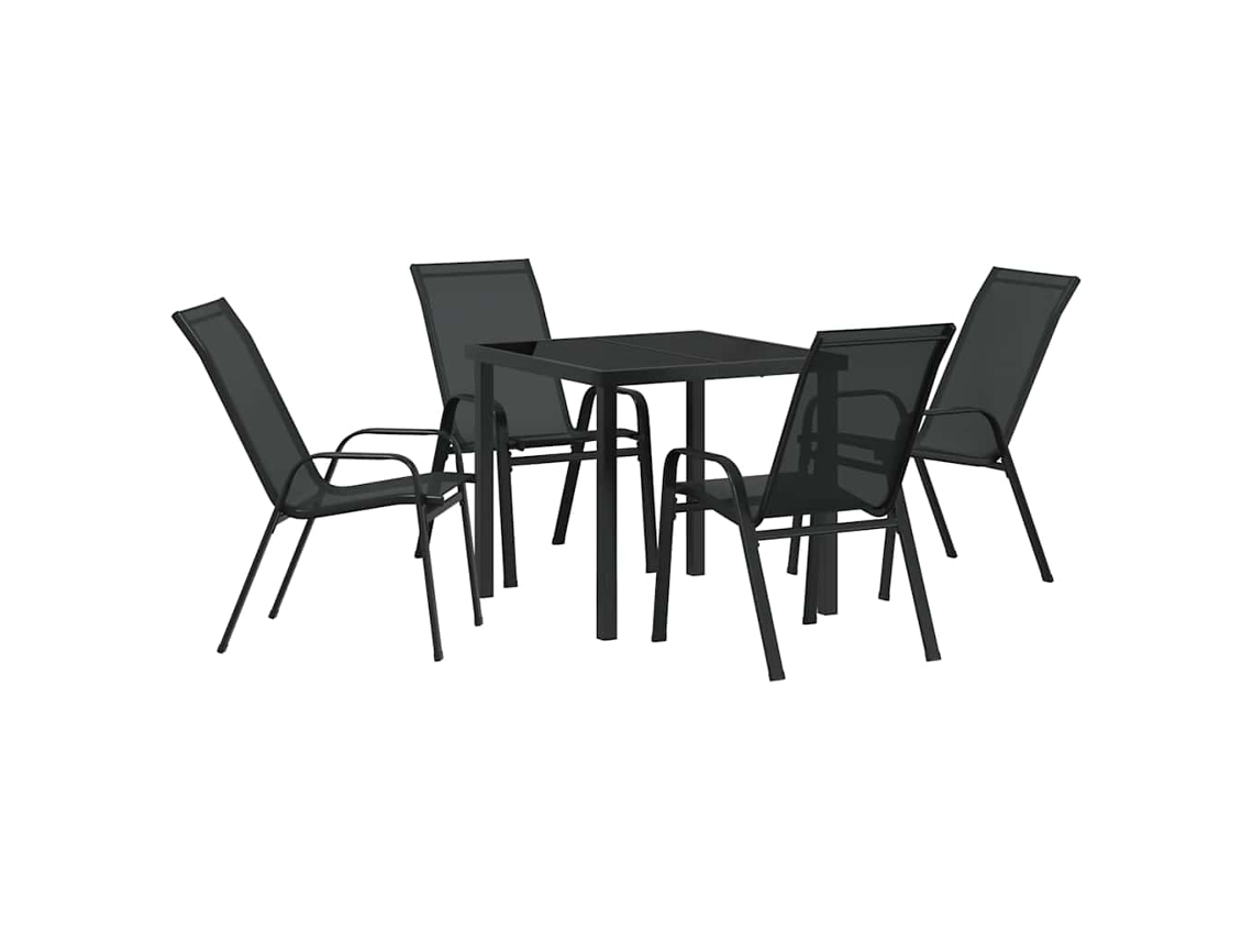 Conjunto de Móveis de Jardim 5 Pcs HARLANV1