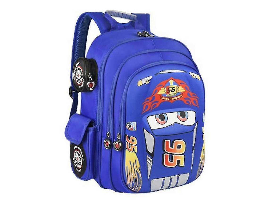 Mochila Com Estampa De Carro Para Crianças, Mochila Ergonômica Para Alunos Do Ensino Fundamental, Presente Ideal Olysi Shop