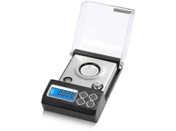 Balanza Digital de Miligramos 20g/0.001g Ct 33 para Oro, Joyería, Laboratorio Y Cocina Con Pantalla Lcd Azul Y Función Tare