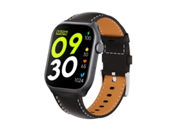 O Smartwatch Gts7 Apresenta Monitoramento de Oxigênio no Sangue e Frequência Cardíaca Durante O Sono Teste Couro Preto GODTVAGT